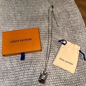 Louis Vuitton Monogram Pendant Necklace